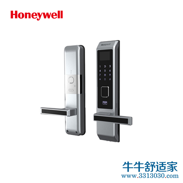 MoMas Key HKL-6000系列指纹门锁，银色外观，非联网。支持密码/指纹/刷卡/机械钥匙开门 HKL-6000SA-S