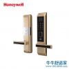 霍尼韦尔 HKL-6000系列指纹门锁，金色外观，非联网。支持密码/指纹/刷卡/机械钥匙开门 HKL-6000SA-G