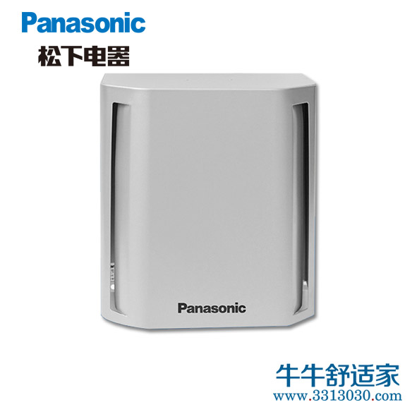 松下（Panasonic）FV-BG100C方形管罩 新风系统不锈钢管罩雨冒防蚊虫防雨水带防虫网 不带网