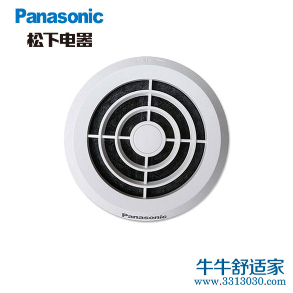 松下（Panasonic）FV-GPF100C圆形进排风口新风系统排气风口室内回...
