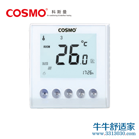 科斯曼CO-R331空调地暖二合一温度控制面板