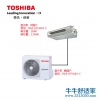 东芝（TOSHIBA）DI系列直流变速家用中央空调一拖一 0.8Hp不带泵 (RAS-07S3AV-C室外机/RAS-07S3DV-C室内机）